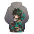 My Hero Academia Deku grey pullover hoodie - Preppy Kids (Grand Bazaar)
