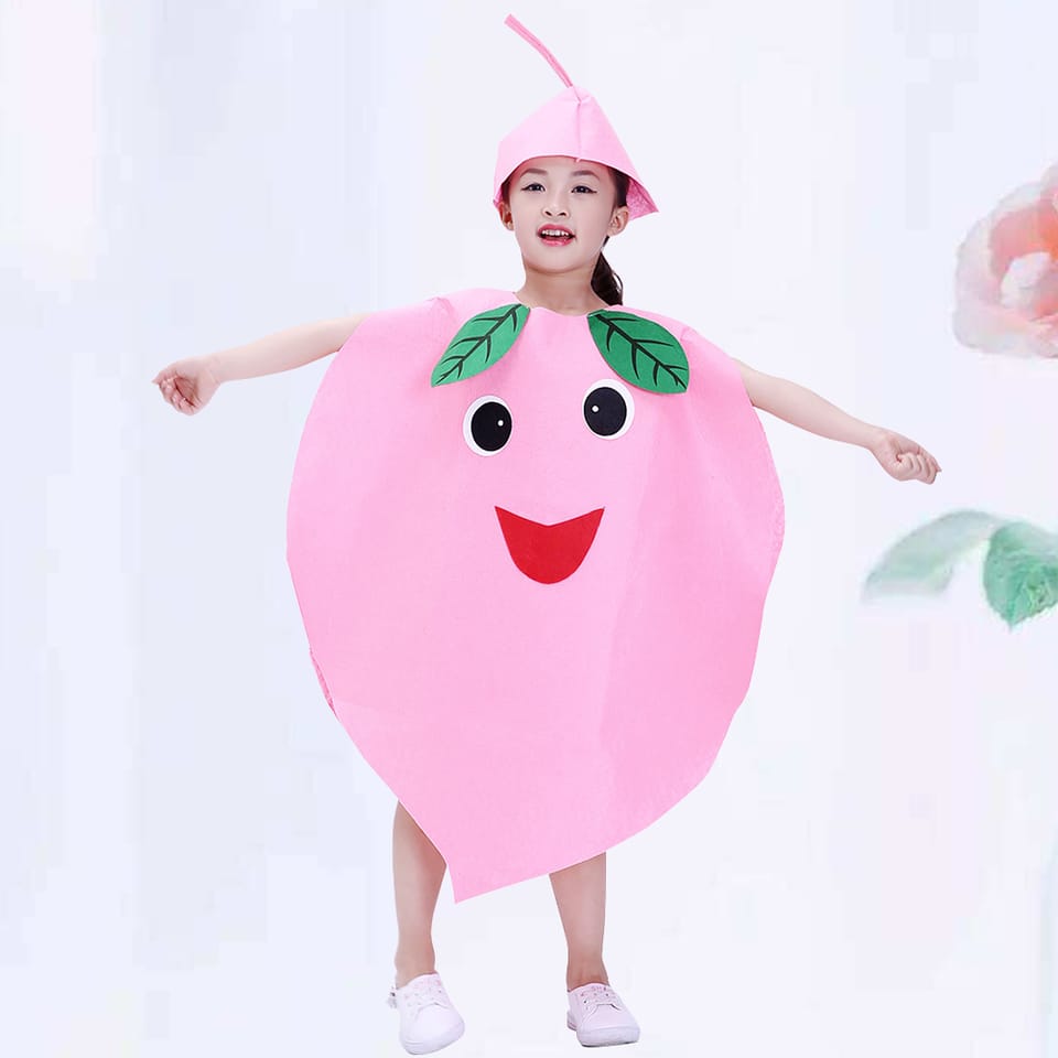 Peach Kids Cosplay Outfit Fruit - Preppy Kids (Grand Bazaar)