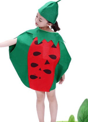 Watermelon Kids Cosplay Outfit Fruit - Preppy Kids (Grand Bazaar)