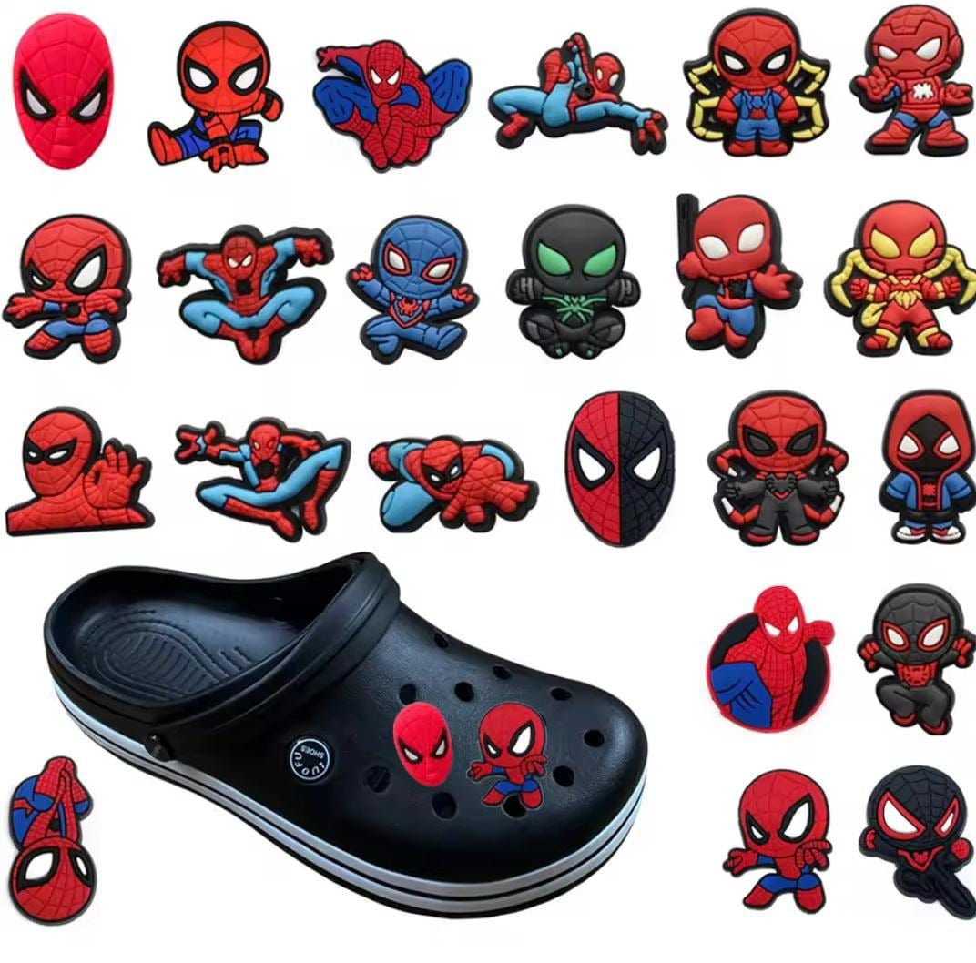 Spiderman Croc Charm (1 pc) charms jibbitz - Preppy Kids (Grand Bazaar)