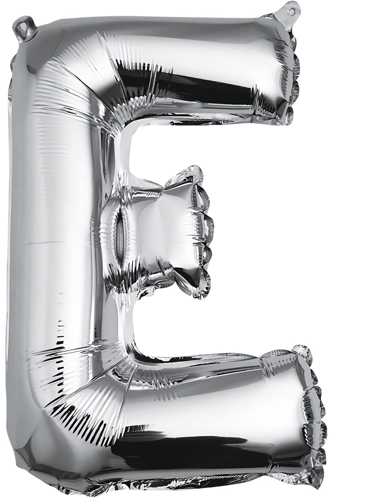 40" Letter E foil Silver - Preppy Kids (Grand Bazaar)