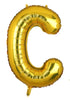 40" Letter C foil Gold - Preppy Kids (Grand Bazaar)
