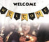 Welcome Banner Black and gold - Preppy Kids (Grand Bazaar)