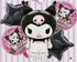 Kuromi Sanrio 5PC Anime Foil Balloon