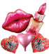 Lips Te Amo 5pc foil balloon set - Preppy Kids (Grand Bazaar)