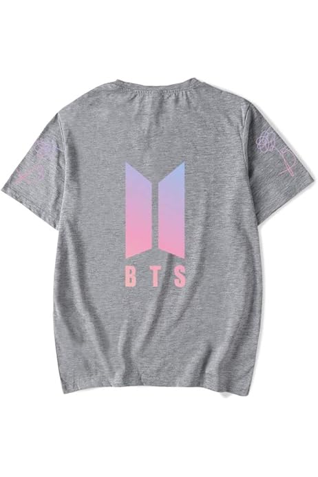 BTS Names Grey Tshirt