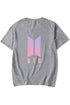 BTS Names Grey Tshirt - Preppy Kids (Grand Bazaar)
