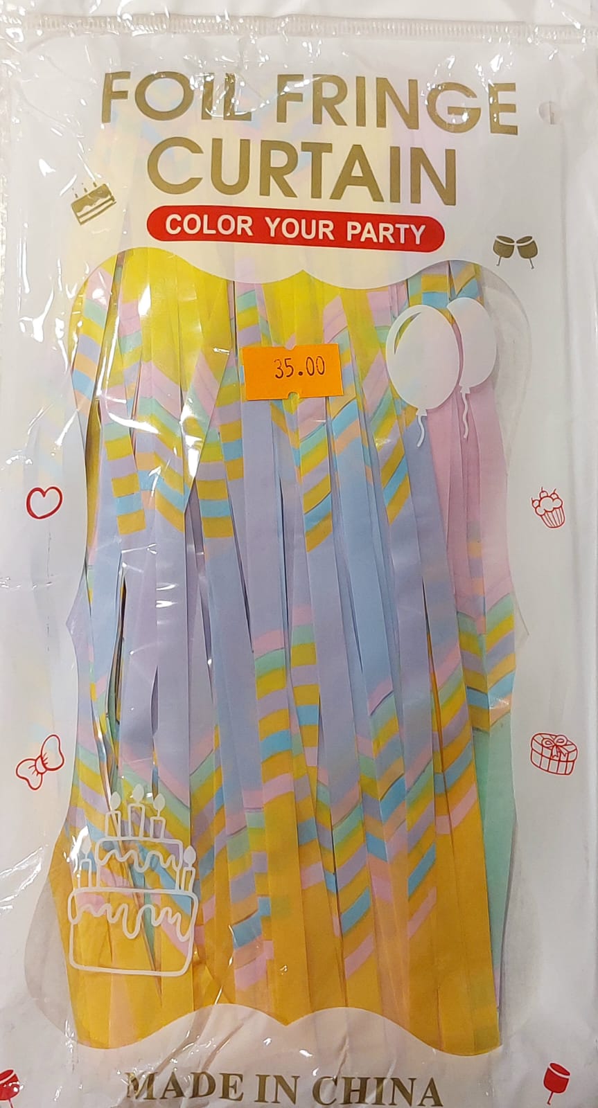 Easter theme rain curtain