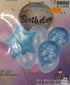 Blue Happy Birthday Balloon 9pc - Preppy Kids (Grand Bazaar)