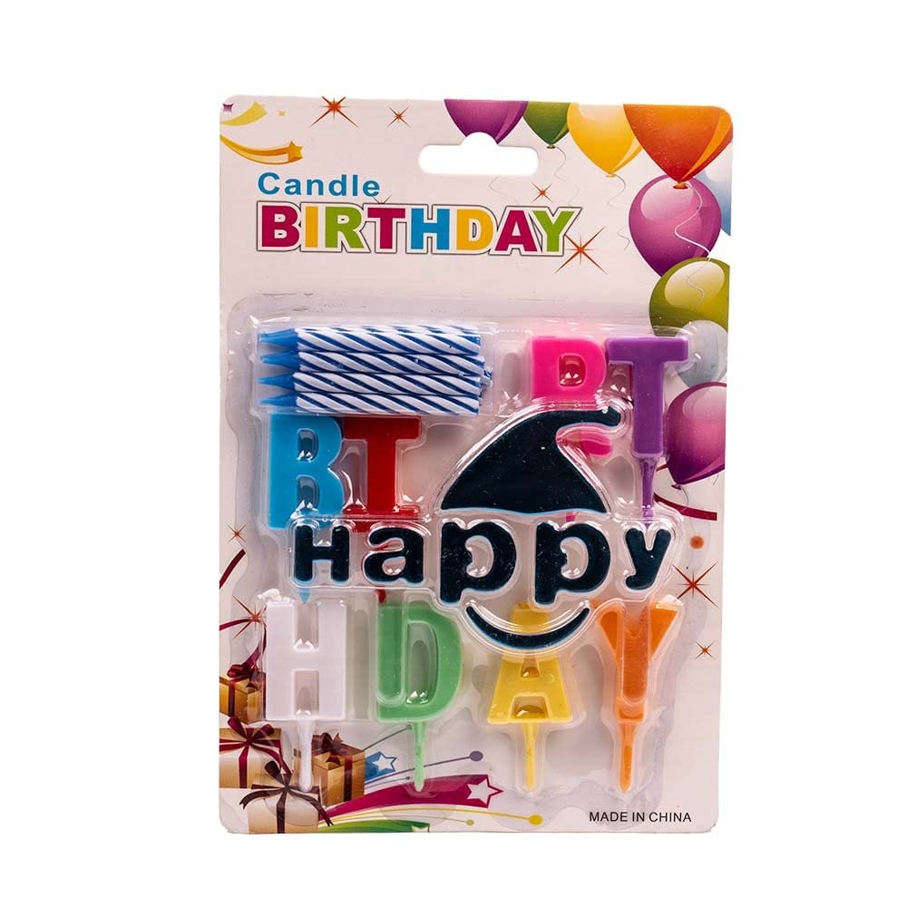 Happy Birthday candle - Preppy Kids (Grand Bazaar)