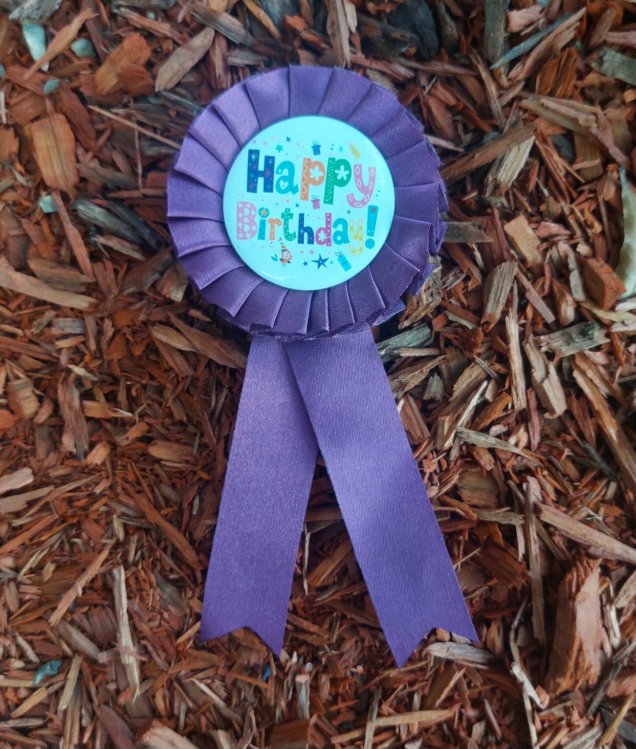 Happy Birthday Maroon Badge