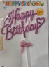 Happy Birthday Purple heart writing cake topper - Preppy Kids (Grand Bazaar)