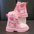 Pink Cute Kawaii Heart Boots - Preppy Kids (Grand Bazaar)