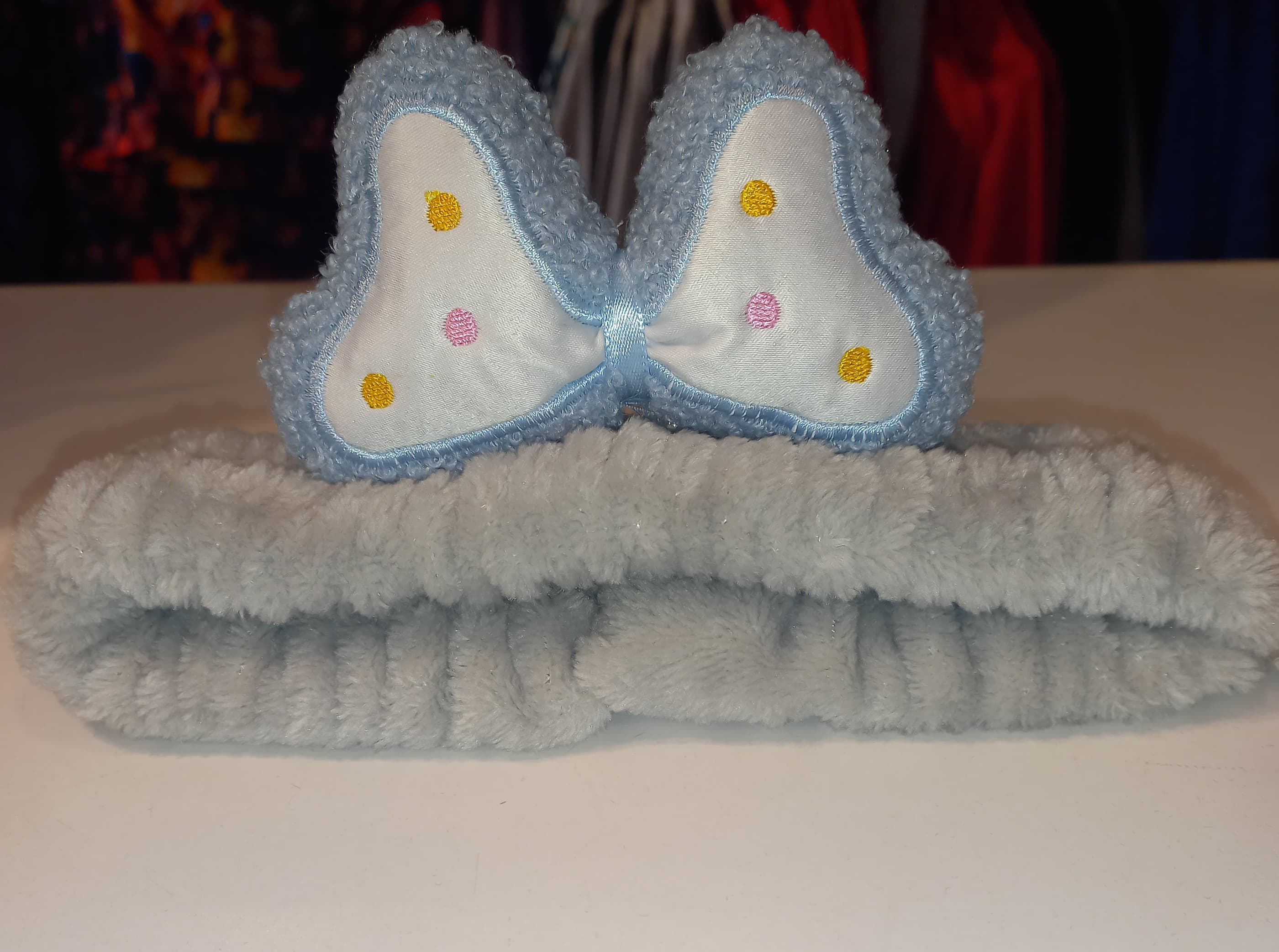 Grey and Blue Face Washing Headband - Preppy Kids (Grand Bazaar)