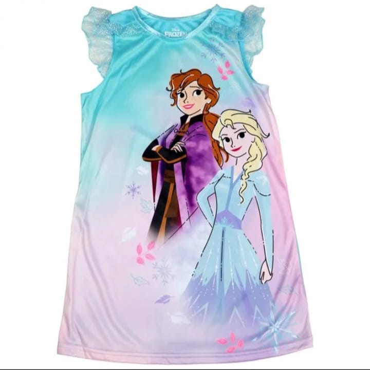 Frozen Elsa and Anna Night Gown - Preppy Kids (Grand Bazaar)