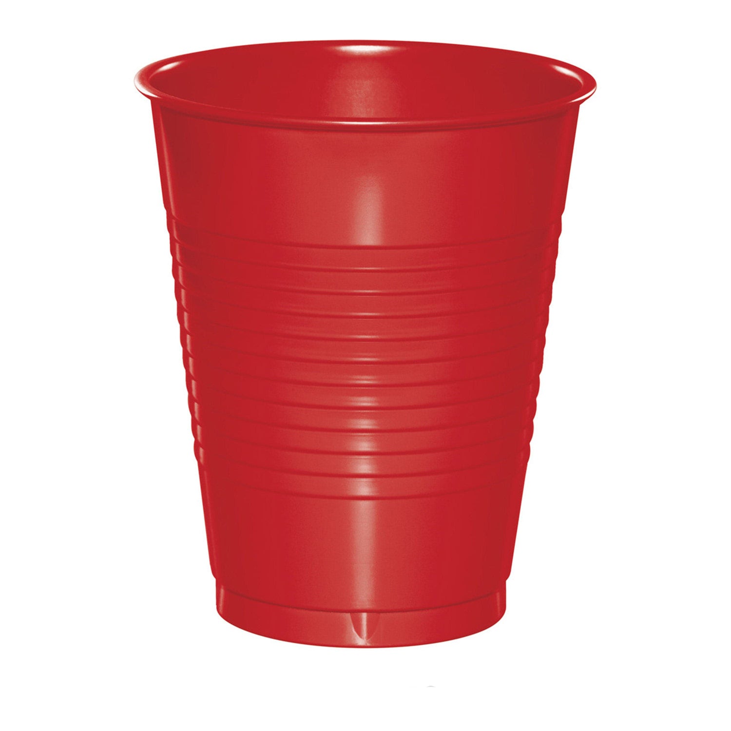 Red Plastic 8oz Drinking Cups (10 PCS)