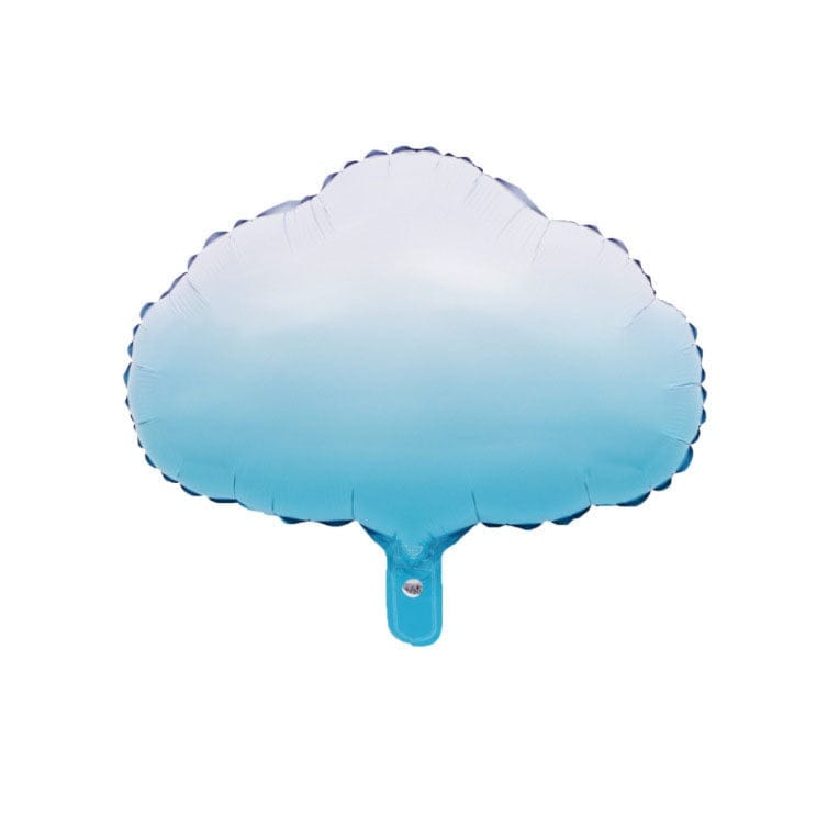 CLOUD White and Blue Colour Foil Balloon