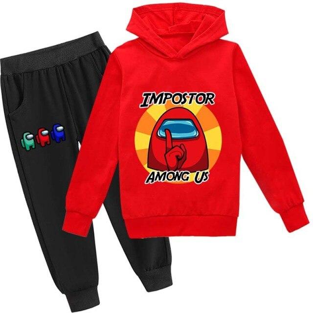 Gaming track suit Red Imposter track Among (Copy)