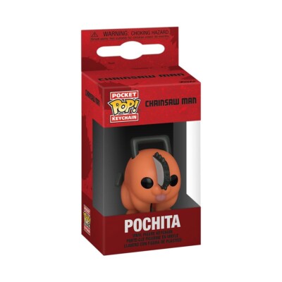 Pochita Chainsaw Man Funko Pop Keychain-Party Decorations-Preppy Kids Trinidad-Chainsaw Man