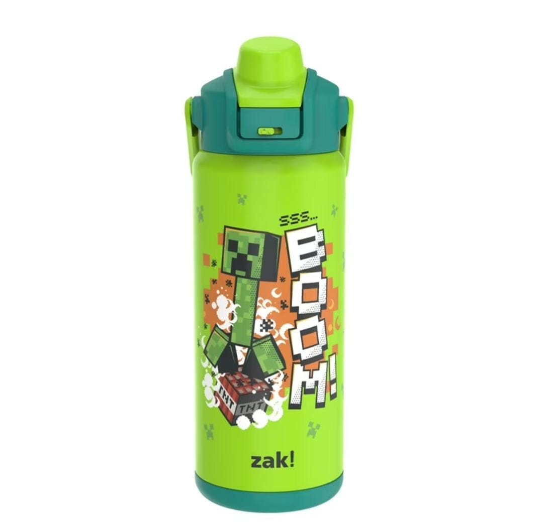 Minecraft Creeper Water Bottle