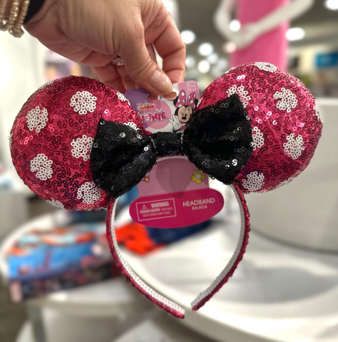 3D Minnie Mouse Ears headband