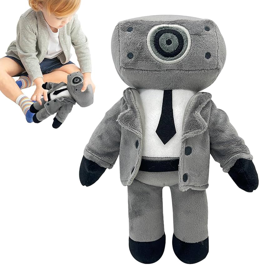 Grey Speakerman Plush Toy Skibidi Toilet (Copy)
