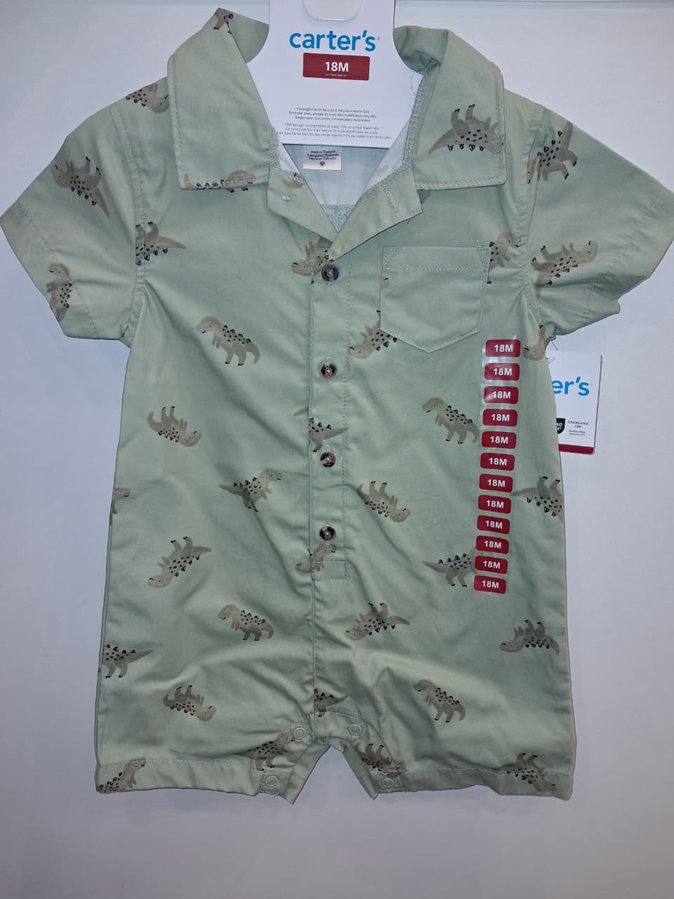 Boys Dinosaur Romper/Sunsuit