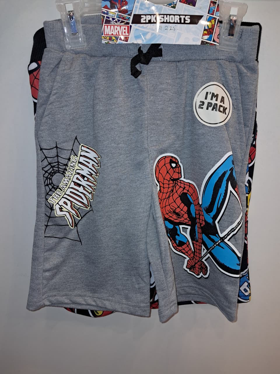Avengers Spiderman Shorts 2PC Set