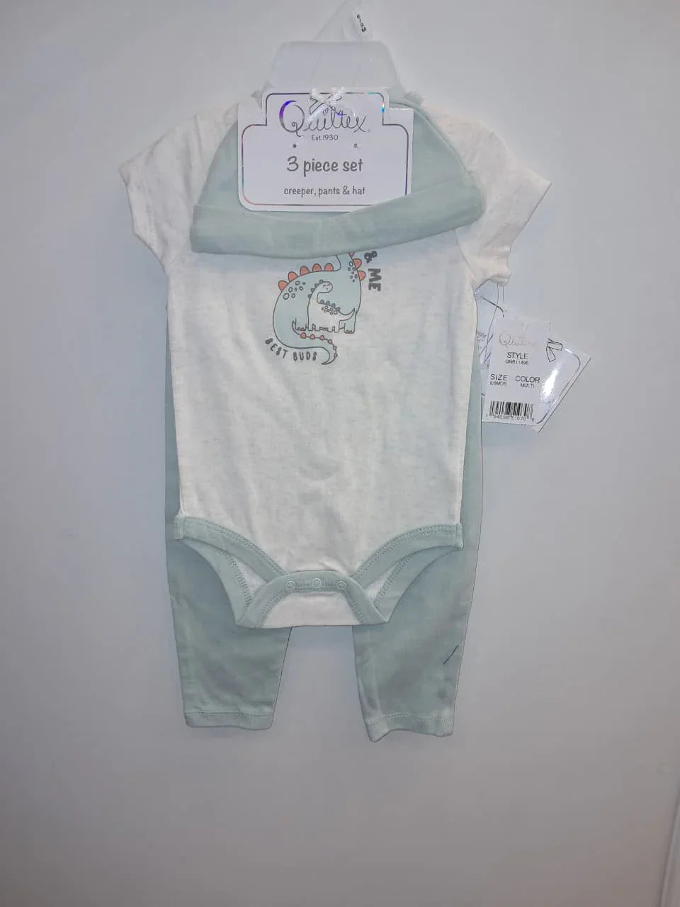 "Daddy & Me Best Buds" 3PC Onesie Set - Preppy Kids Trinidad