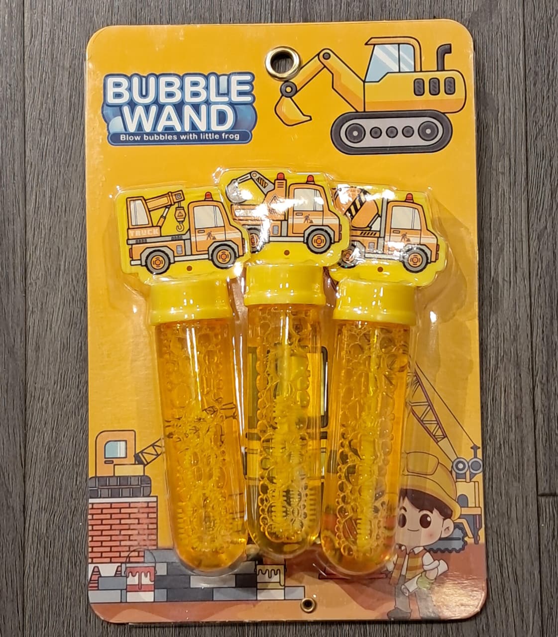 Construction Bubbles 3 Pack