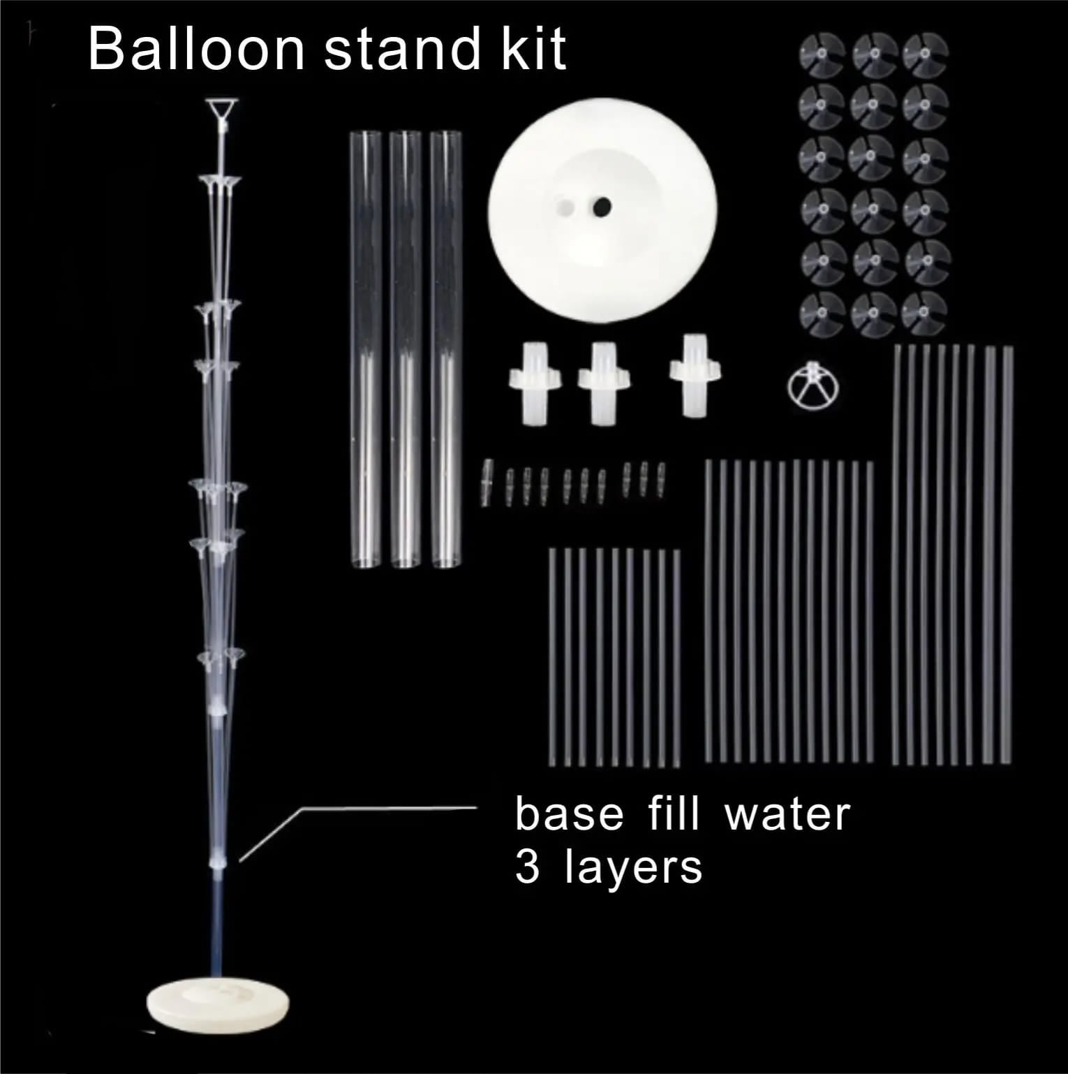 Water Base Balloon Stand 3 Connector
