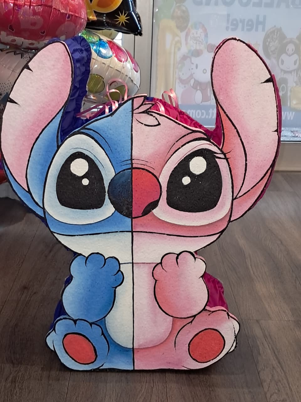 Stitch vs Angel Pinata