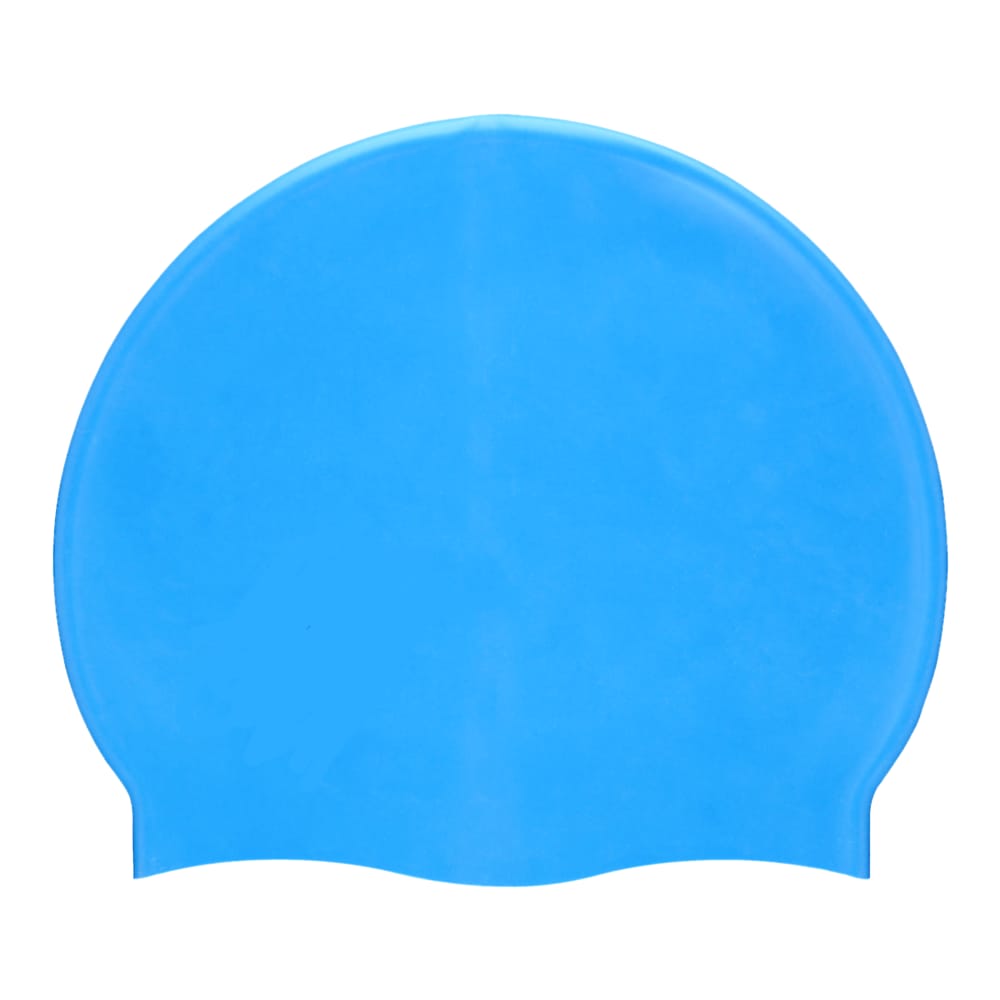 Blue Spandex Swimming Cap