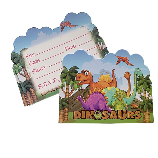 Dinosaur Invitation Cards (10PCS)