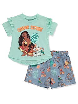 Moana 2PC Mint Green Top & Pants Set