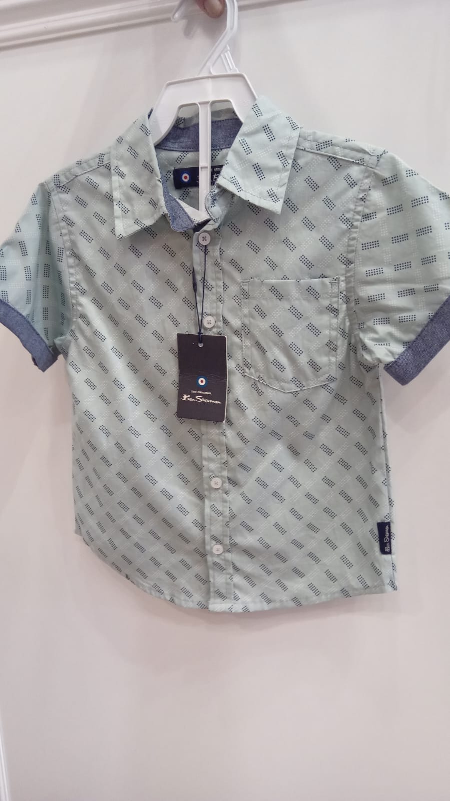 Ben Sherman Short Sleeve Boys Shirt (US4)