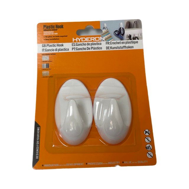 Plastic Hooks (2pk)