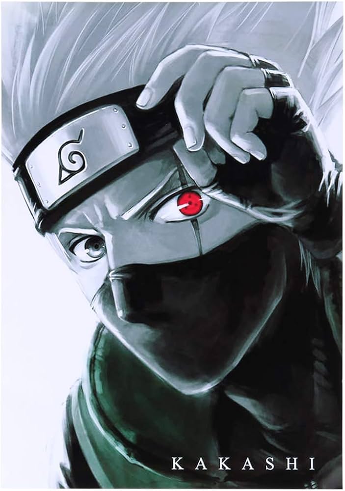 Sharingan Eye Kakashi Naruto Anime Poster small