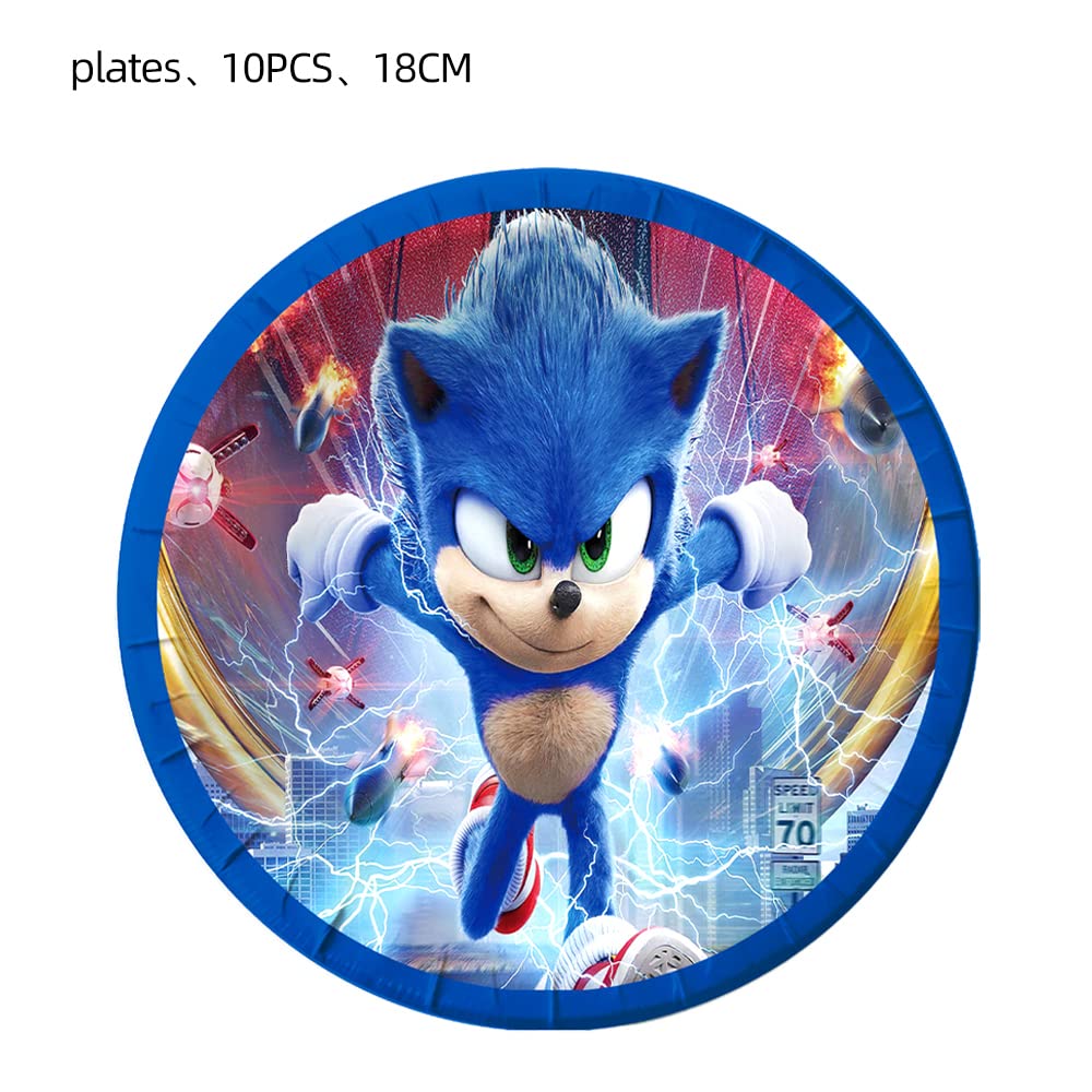 Sonic The Hedgehog Plates