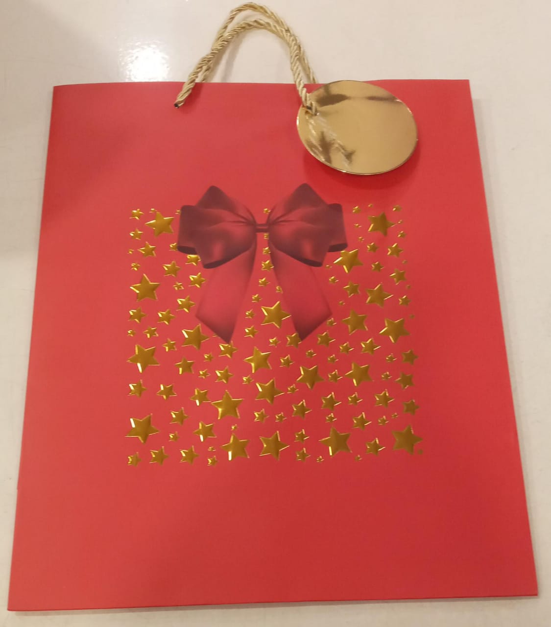 Star Bow Medium Gift Bag