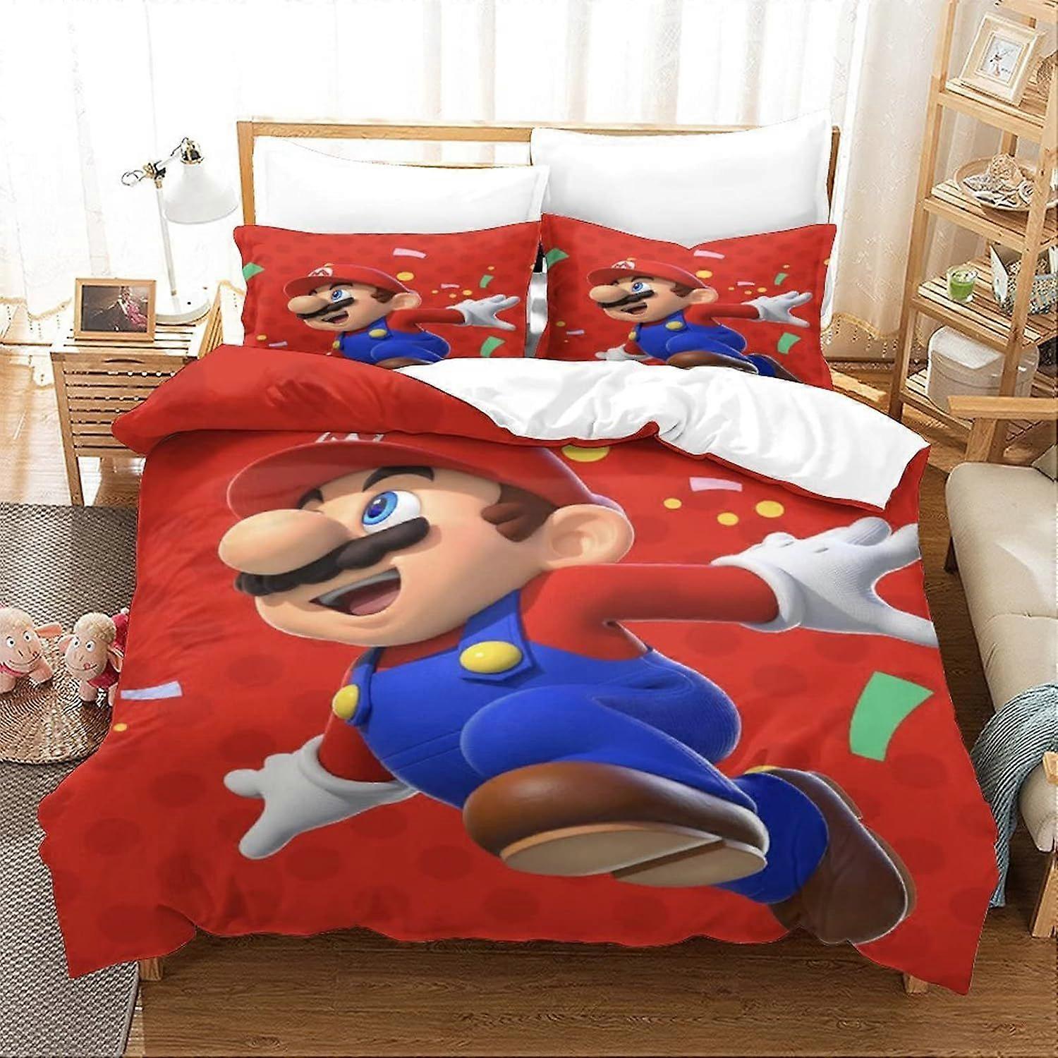 No. 103 Red Mario 3pc comforter set