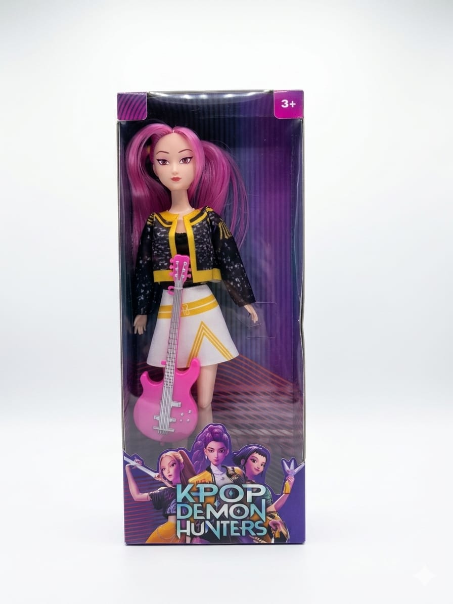 Golden Kpop Demon Hunter Musical Doll