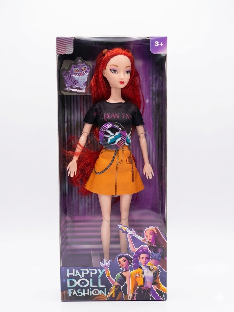 Kpop Demon Hunters no instrument Musical Doll