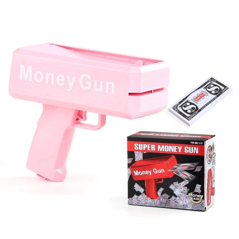 Pink Super Money Gun
