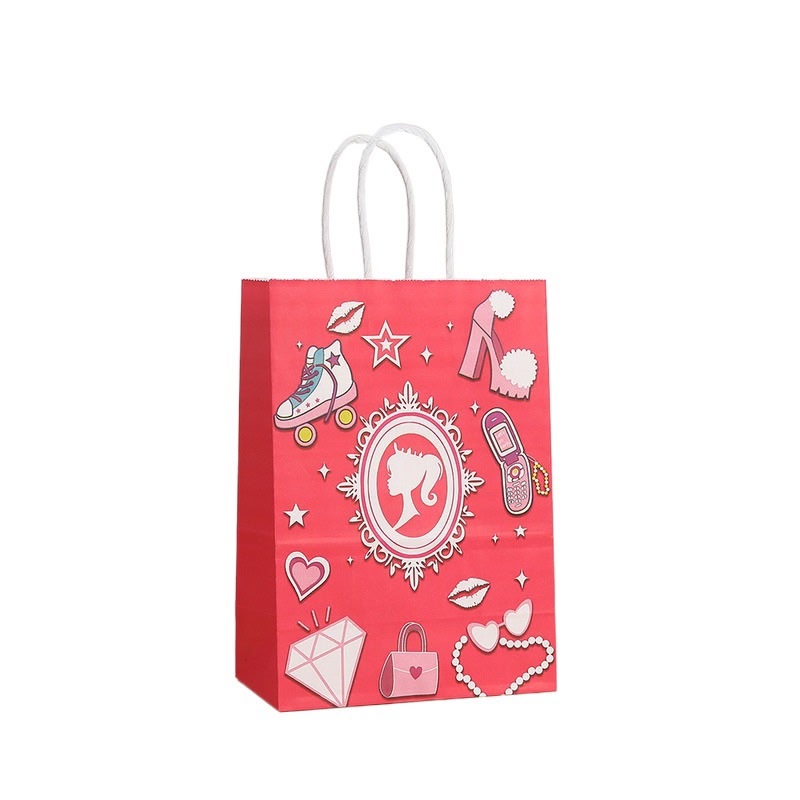 Pink Barbie Kraft Bag