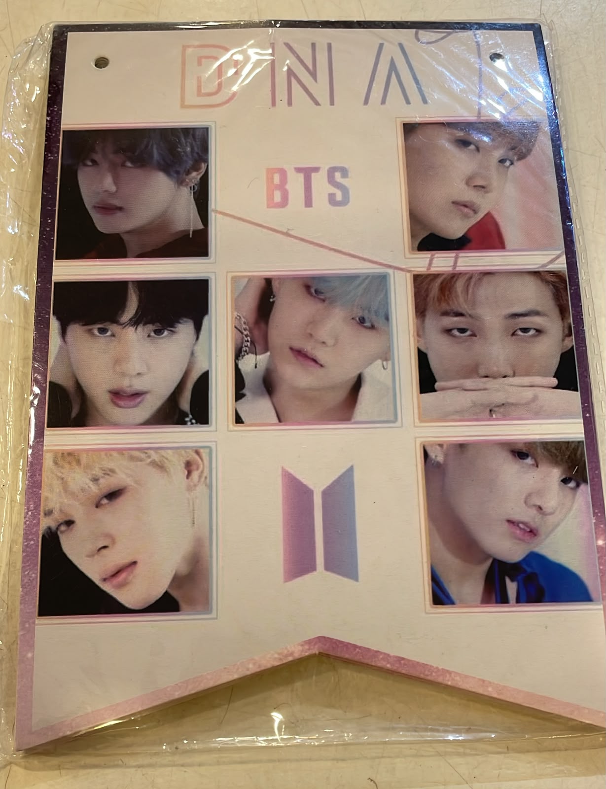 BTS DNA Happy Birthday Banner