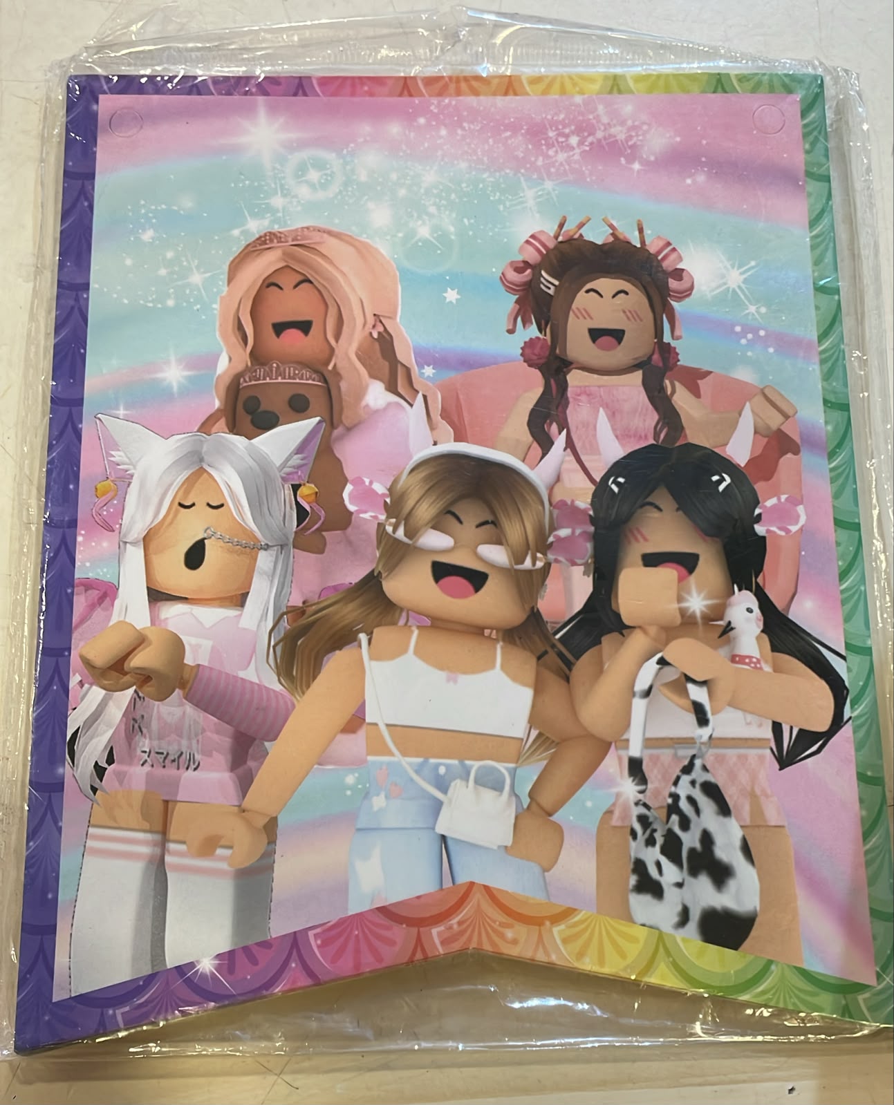 Roblox Girls Happy Birthday Banner