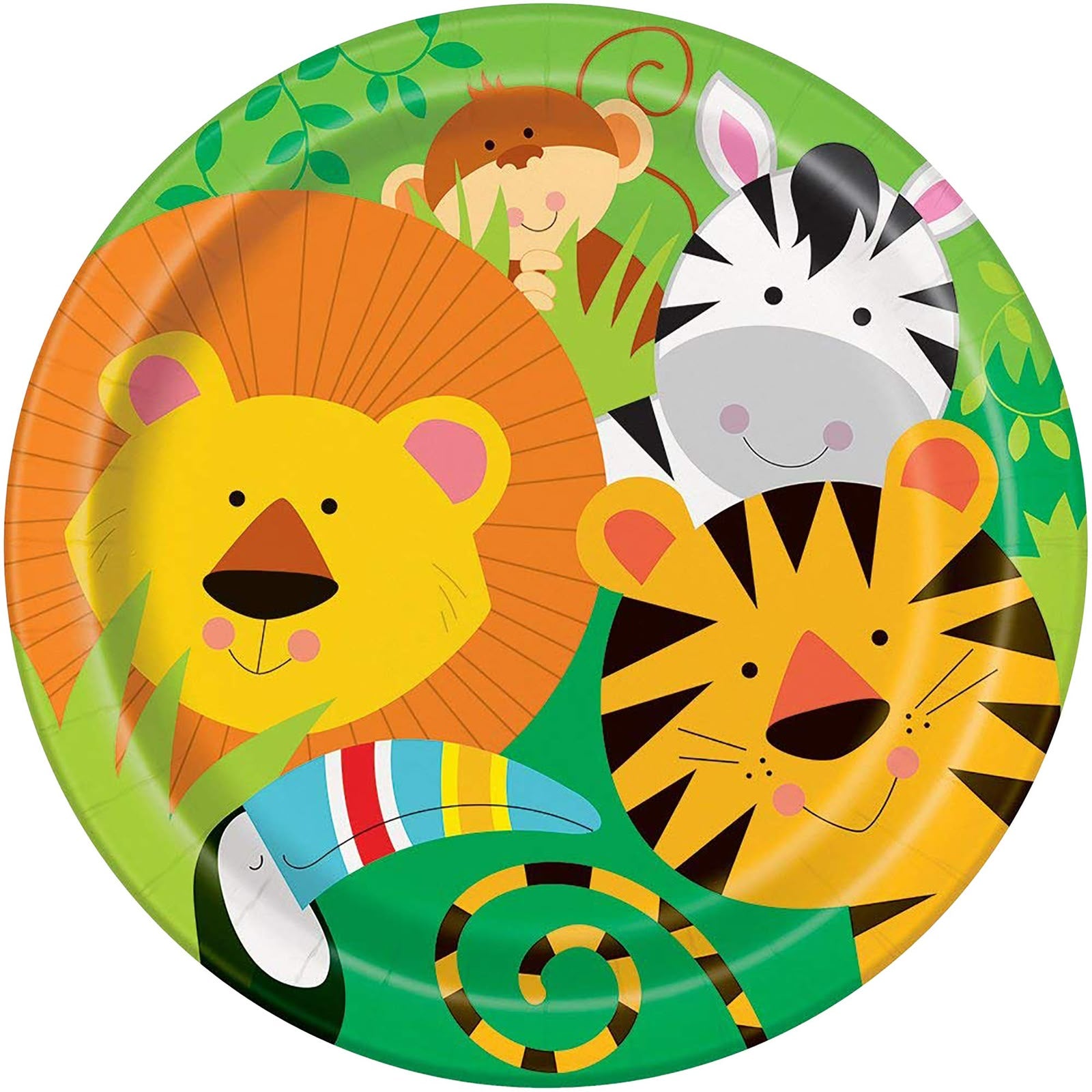 Jungle Animal 7" Plates