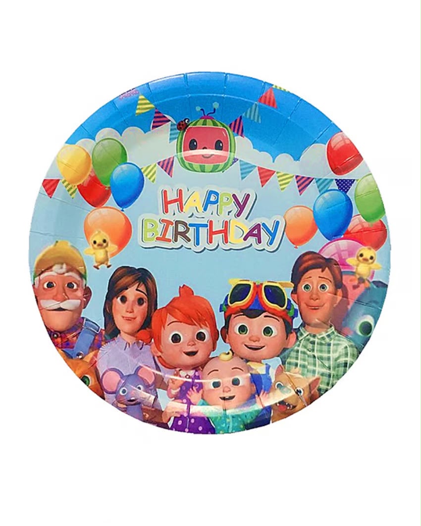 CocoMelon 7inch Plates (10pcs)