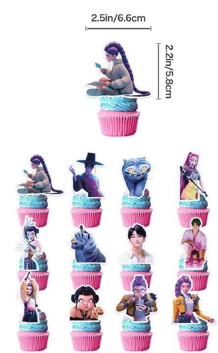 Kpop Cupcake Topper